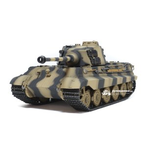 Радиоуправляемый танк инфракрасный Torro King Tiger 1/16 дым (для ИК боя) V3.0 2.4G RTR TR11510-CA-3.0