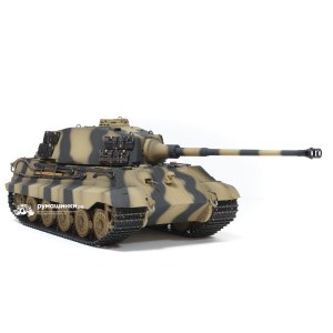 Радиоуправляемый танк инфракрасный Torro King Tiger 1/16 дым (для ИК боя) V3.0 2.4G RTR TR11510-CA-3.0