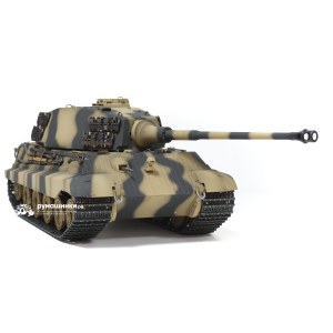 Радиоуправляемый танк инфракрасный Torro King Tiger 1/16 дым (для ИК боя) V3.0 2.4G RTR TR11510-CA-3.0