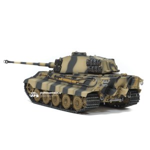 Радиоуправляемый танк инфракрасный Torro King Tiger 1/16 дым (для ИК боя) V3.0 2.4G RTR TR11510-CA-3.0