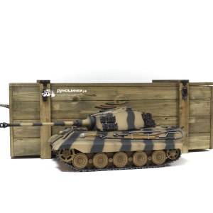 Радиоуправляемый танк инфракрасный Torro King Tiger 1/16 дым (для ИК боя) V3.0 2.4G RTR TR11510-CA-3.0