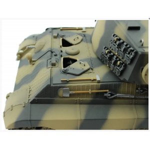 Радиоуправляемый танк Torro King Tiger, башня Henschel (Metal Edition) 1/16, ИК-пушка V3.0 2.4G RTR TR1110000612-3.0