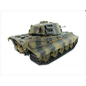 Радиоуправляемый танк Torro King Tiger, башня Henschel (Metal Edition) 1/16, ИК-пушка V3.0 2.4G RTR TR1110000612-3.0