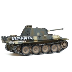 Радиоуправляемый танк Taigen 1/16 Panther type G (Германия) откат ствола (для ИК боя) V3 2.4G RTR TGIF3879G-B1 3.0