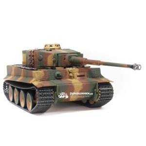 Радиоуправляемый танк Taigen 1/16 Tiger 1 (Германия, средняя версия) дым (для ИК боя) V3 2.4G RTR