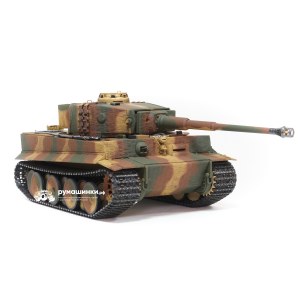 Радиоуправляемый танк Taigen 1/16 Tiger 1 (Германия, средняя версия) дым (для ИК боя) V3 2.4G RTR