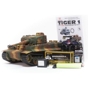 Радиоуправляемый танк Taigen 1/16 Tiger 1 (Германия, средняя версия) дым (для ИК боя) V3 2.4G RTR