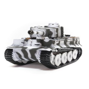 Радиоуправляемая модель Taigen 1/16 Tiger 1 (Германия, поздняя версия) (для ИК боя) V3 2.4G RTR зимний камуфляж TG3818-BS-IR3.0