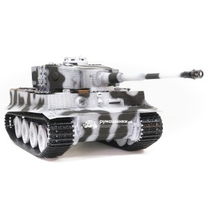 Радиоуправляемая модель Taigen 1/16 Tiger 1 (Германия, поздняя версия) (для ИК боя) V3 2.4G RTR зимний камуфляж TG3818-BS-IR3.0