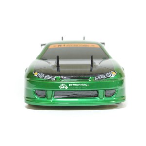 Радиоуправляемая модель для дрифта HSP Flying Fish 1 - 1:10 4WD Кузов Nissan Silvia 94123/12363 GREEN