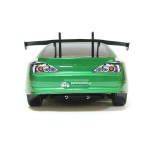 Радиоуправляемая модель для дрифта HSP Flying Fish 1 - 1:10 4WD Кузов Nissan Silvia 94123/12363 GREEN