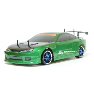 Радиоуправляемая модель для дрифта HSP Flying Fish 1 - 1:10 4WD Кузов Nissan Silvia 94123/12363 GREEN