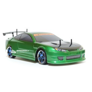 Радиоуправляемая модель для дрифта HSP Flying Fish 1 - 1:10 4WD Кузов Nissan Silvia 94123/12363 GREEN