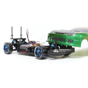 Радиоуправляемая модель для дрифта HSP Flying Fish 1 - 1:10 4WD Кузов Nissan Silvia 94123/12363 GREEN