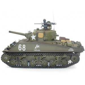 Радиоуправляемый танк Heng Long M4A3 Sherman V7.0 масштаб 1:16 RTR 2.4GHz - 3898-1 V7.0