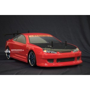 Радиоуправляемая модель для дрифта HSP Flying Fish 1 - 1:10 4WD Кузов Nissan Silvia 94123/12363 RED 