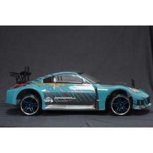 Модель на пульте управления для дрифта HSP Flying Fish 1 - 1:10 4WD Кузов Nissan 350Z 94123TOP/12312