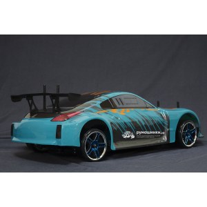 Модель на пульте управления для дрифта HSP Flying Fish 1 - 1:10 4WD Кузов Nissan 350Z 94123TOP/12312