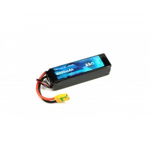 Аккумулятор LiPo B&C - 14.8v 8000mAh 90C (4S, Softcase, разъём XT-90) B&C-8000-4S-90-S 