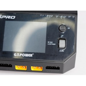 Универсальное зарядное устройство G.T.Power V6PRO Dual Power 7-30/220В, 16Aх2, USB, Wireless 7.5W GTP-V6PRO