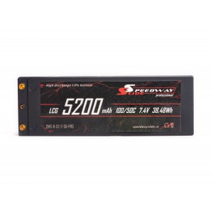 Аккумулятор Speedway Slide Li-Po PRO LCG Series Hard case 7.4v 5200mAh 50C Banana Connector / TRX SWS-B-52-2-50-PRO-TRX