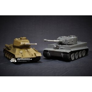 Радиоуправляемый танковый бой Torro Tiger I и Советский танк 1:30 - 15101-CA