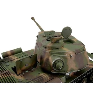 Радиоуправляемый танк Taigen ИС-2 модель 1944 СССР 1:16 (лесной камуфляж, звук, дым V3) - AS3928-B-CAMO