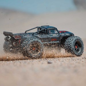 Радиоуправляемый монстр 1/5 OUTCAST 4X4 8S BLX EXB BRUSHLESS STUNT TRUCK RTR, BLACK ARA5810V2T1