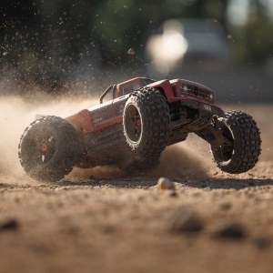 Радиоуправляемая модель ARRMA OUTCAST 4X4 4S V2 BLX STUNT TRUCK RTR, RED 1/10 ARA4410V2T4