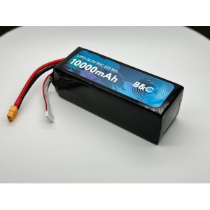 Аккумулятор LIPO 6S B&C 10000 MAH 22.2V (6s) 90C, XT60, Soft case B&C-10000-6S-90-S-XT60