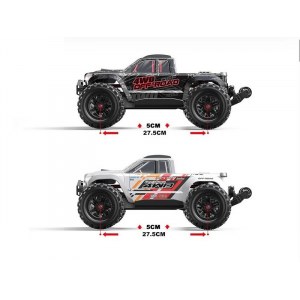 Радиоуправляемый монстр MJX Hyper Go 10208  Brushless 4WD 2.4G LED 1/10, без ЗУ и акб MJX-10208