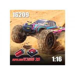 Радиоуправляемый монстр MJX Hyper Go 16209 Brushless 4WD 2.4G LED 1/16 RTR MJX-16209