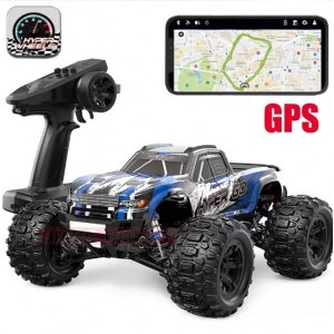 Радиоуправляемый монстр MJX Hyper Go H16H (синий) 4WD 2.4G LED GPS 1/16 RTR MJX-H16H