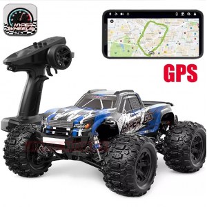 Радиоуправляемый монстр MJX Hyper Go H16H (синий) 4WD 2.4G LED GPS 1/16 RTR MJX-H16H