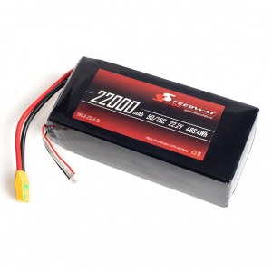 Аккумулятор Speedway Slide Li-Po soft case 6S 22.2v 22000mAh 25C XT90S SWS-B-220-6-25-XT90S