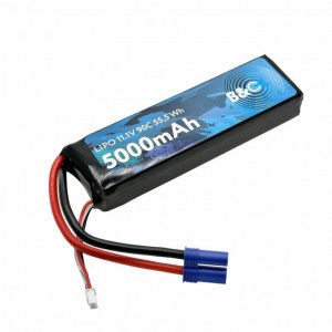 Аккумулятор Li-po B&C 5000 MAH 11.1V (3s) 90C, EC5, Soft case B&C-5000-3S-90-S-EC5