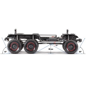 Радиоуправляемая модель трофи Traxxas 1/10 TRX-6 Mercedes-Benz G63 AMG 6x6 TRA88296-4-S