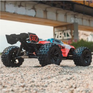 Радиоуправляемая трагги ARRMA 1/8 KRATON 6S 4X4 RTR Brushless Speed Truck, Blue/Pink ARA8608V6T2