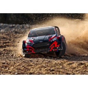 Радиоуправляемая модель Traxxas 1/10 Ford Fiesta ST Rally BL-2S 4X4 RTR TRA74154-4