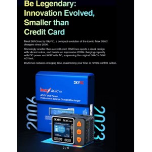 SkyRC B6ACneo AC/DC Smart Charger (DC: 200W; AC: 60W) Зарядное устройство для аккумуляторов SK-100200
