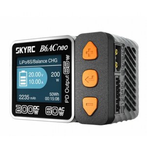 SkyRC B6ACneo AC/DC Smart Charger (DC: 200W; AC: 60W) Зарядное устройство для аккумуляторов SK-100200