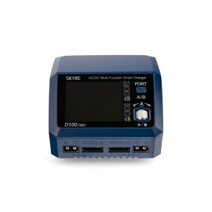 Двухпортовое зарядное устройство SkyRC D100neo (AC/DC: 100W/200W) SK-100199