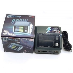 Двухпотровое зарядное устройство SkyRC D200neo (AC - 200Вт, DC - 2х400Вт) SK-100196