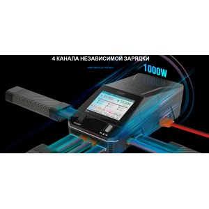Зарядное устройство ToolkitRC Q6AC Quad charger AC/DC 400W/1000W TK12900