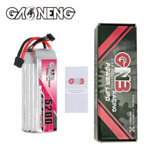 Аккумулятор Li-po Gaoneng GNB 5200mah 4S1P 14.8V 65C 38x44x140mm GNB52004S65A