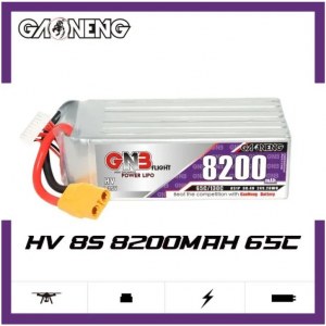 Аккумулятор Li-po Gaoneng GNB 8200mah 8S1P 30.4V HV 65C 91x44x143mm GNB82008S65AHV