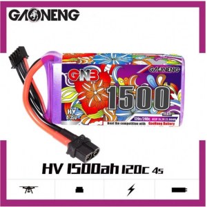 Аккумулятор Li-po Gaoneng GNB 1500mah 4S1P 15.2V HV 120C 26x38x79mm GNB15004S120AHV