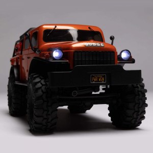 Axial 1/24 SCX24 Dodge Power Wagon 4WD Rock Crawler Brushed RTR Orage AXI00007T1