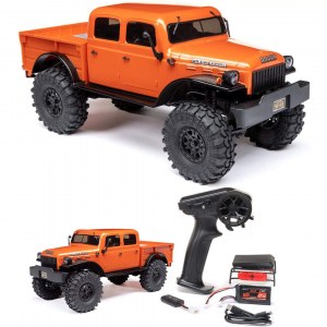 Axial 1/24 SCX24 Dodge Power Wagon 4WD Rock Crawler Brushed RTR Orage AXI00007T1
