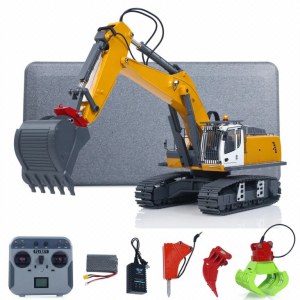 Радиоуправляемый экскаватор 4in1 HUINA с гидравлической системой 1:18 - K5901-100S